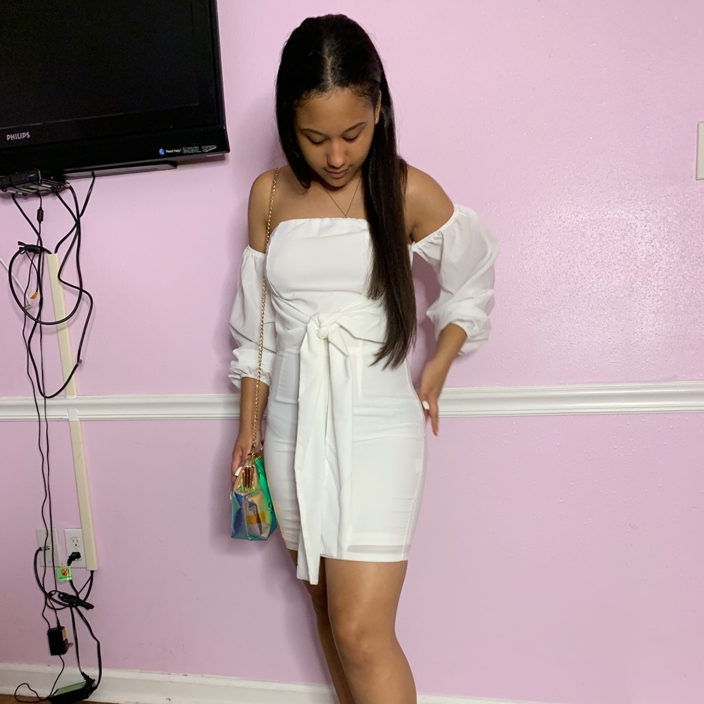 White dress!